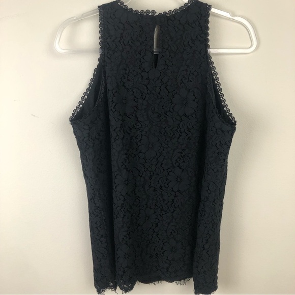 Cabi Black Lace Display Tank top blouse size: M - Picture 11 of 13